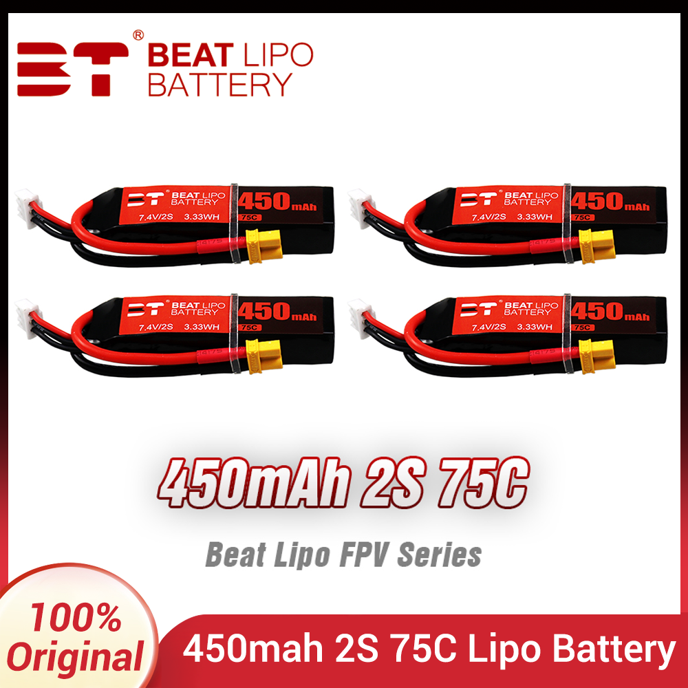 Nano Quad Fpv - BEAT 2S 7.4V 450mAh 75C LiPo