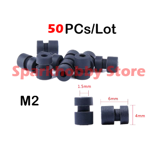 Drone Ball Rc - 50PCS M2 Anti-Vibration Washer Rubber Damping