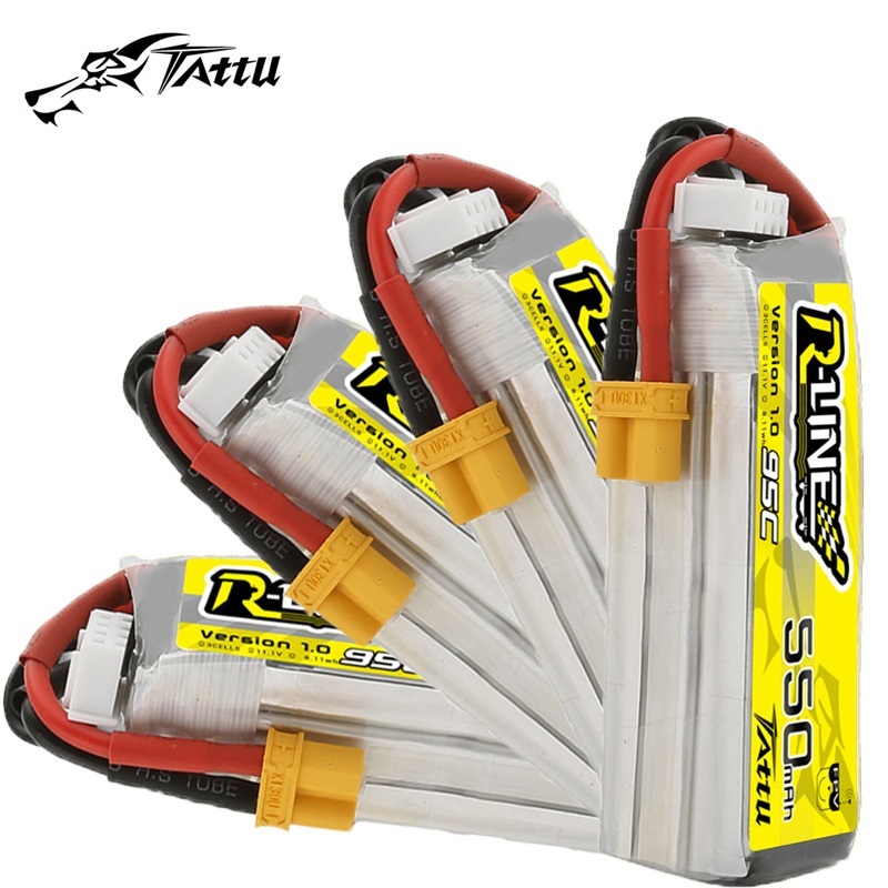 Nano Quad Fpv - Upgrade TATTU R-LINE 1.0 550mAh 11.1V