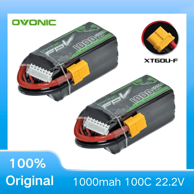 Nano Quad Fpv - 2Pcs OVONIC 1000mAh 100C 22.2V LiPo