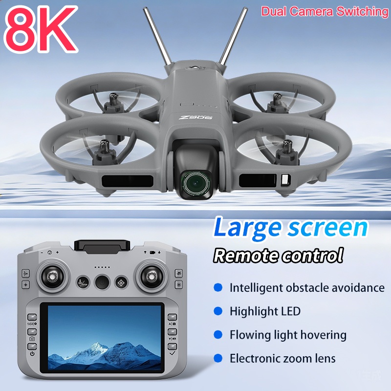 Drone Rc Helicopter With Camera - 8K ESC Camera Drone Optical Flow