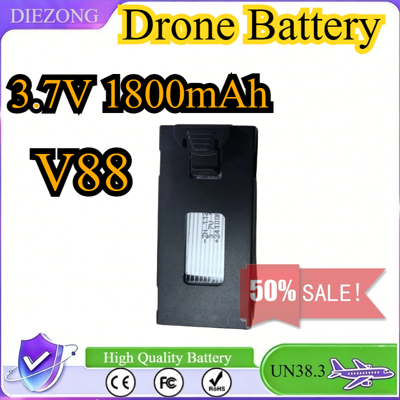 Lyzrc Drone - Drone Battery for V88 V88 Mini