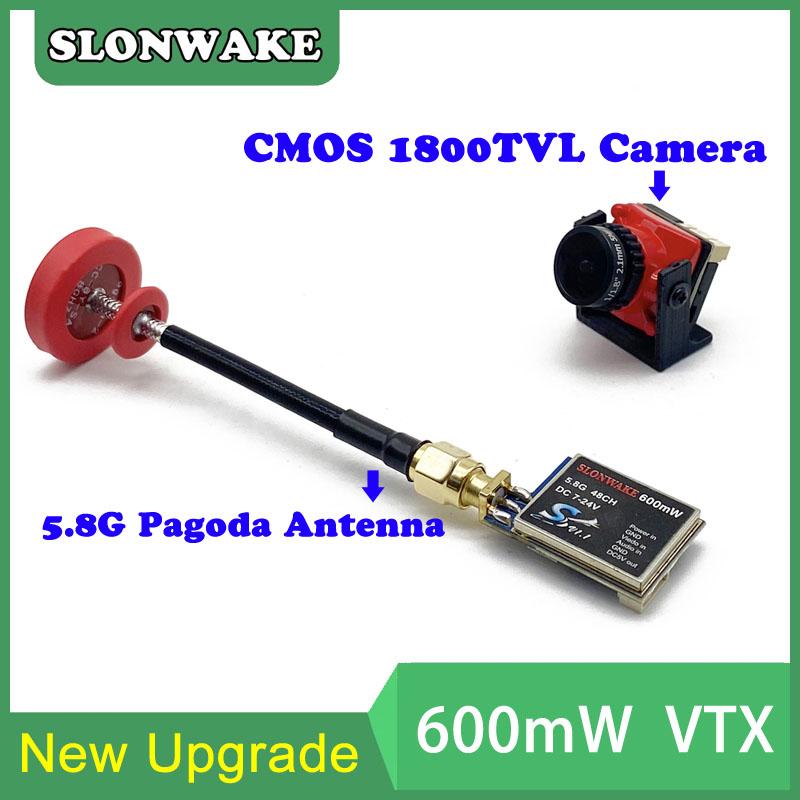 5.8G 48CH 600mW adjustable VTX - огляд і ціна Rc Airplane Drone