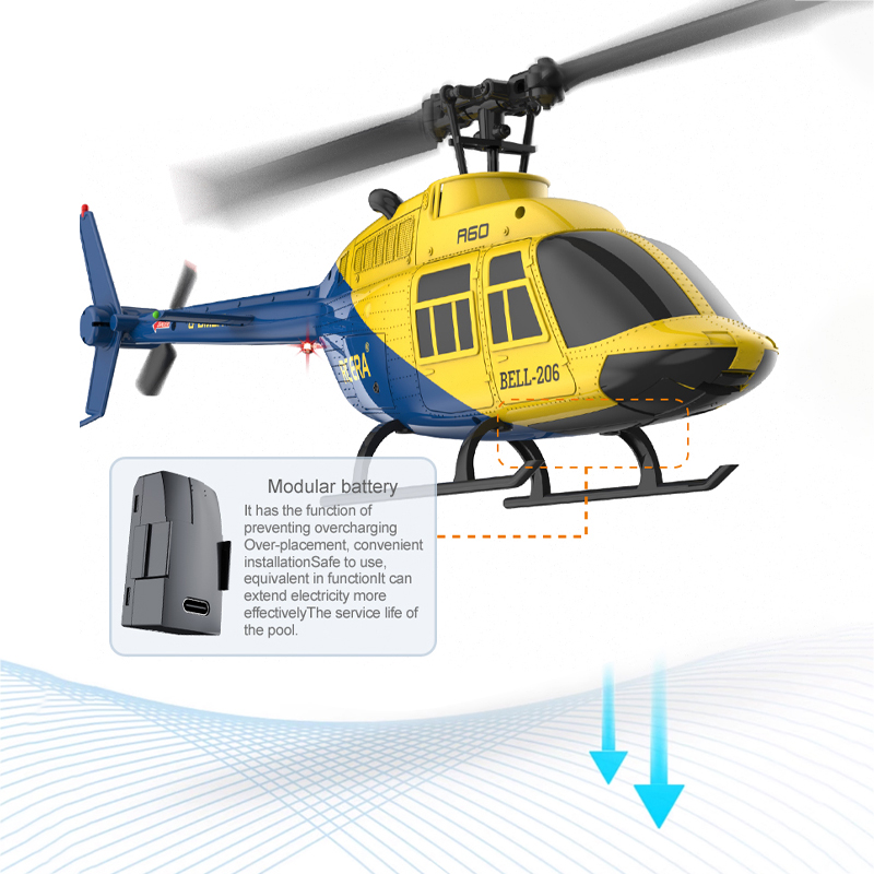 A60 RC Helicopter 2.4G 6-Aixs  - огляд і ціна Drone Shahed Rc
