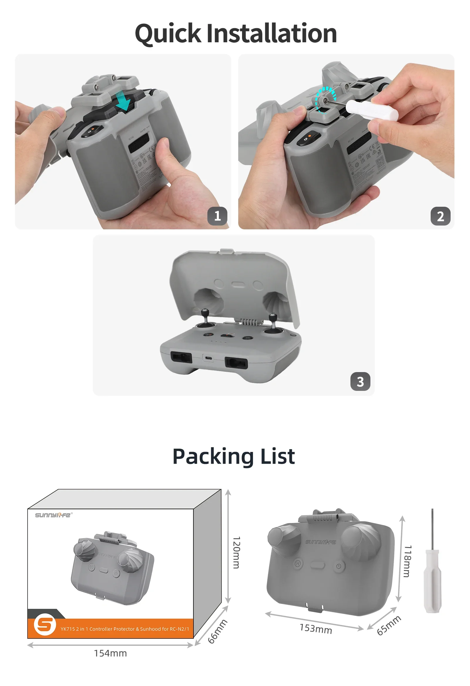 2 in 1 Controller Protector Su - огляд і ціна Drone Rc N3