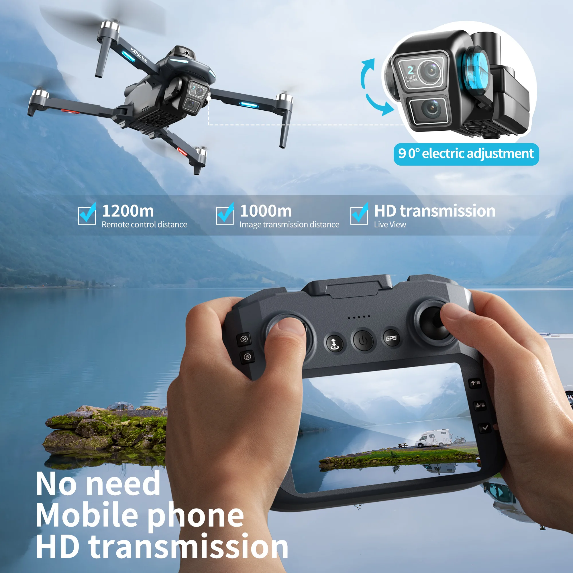 Original XT606 Drone Professio - огляд і ціна Drone Rc Explorer