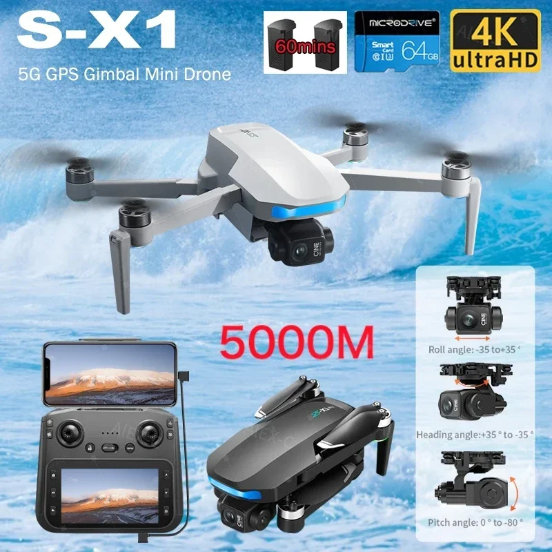 S-X1 Mini Drone 8K Professiona - огляд і ціна Drone X1 Rc