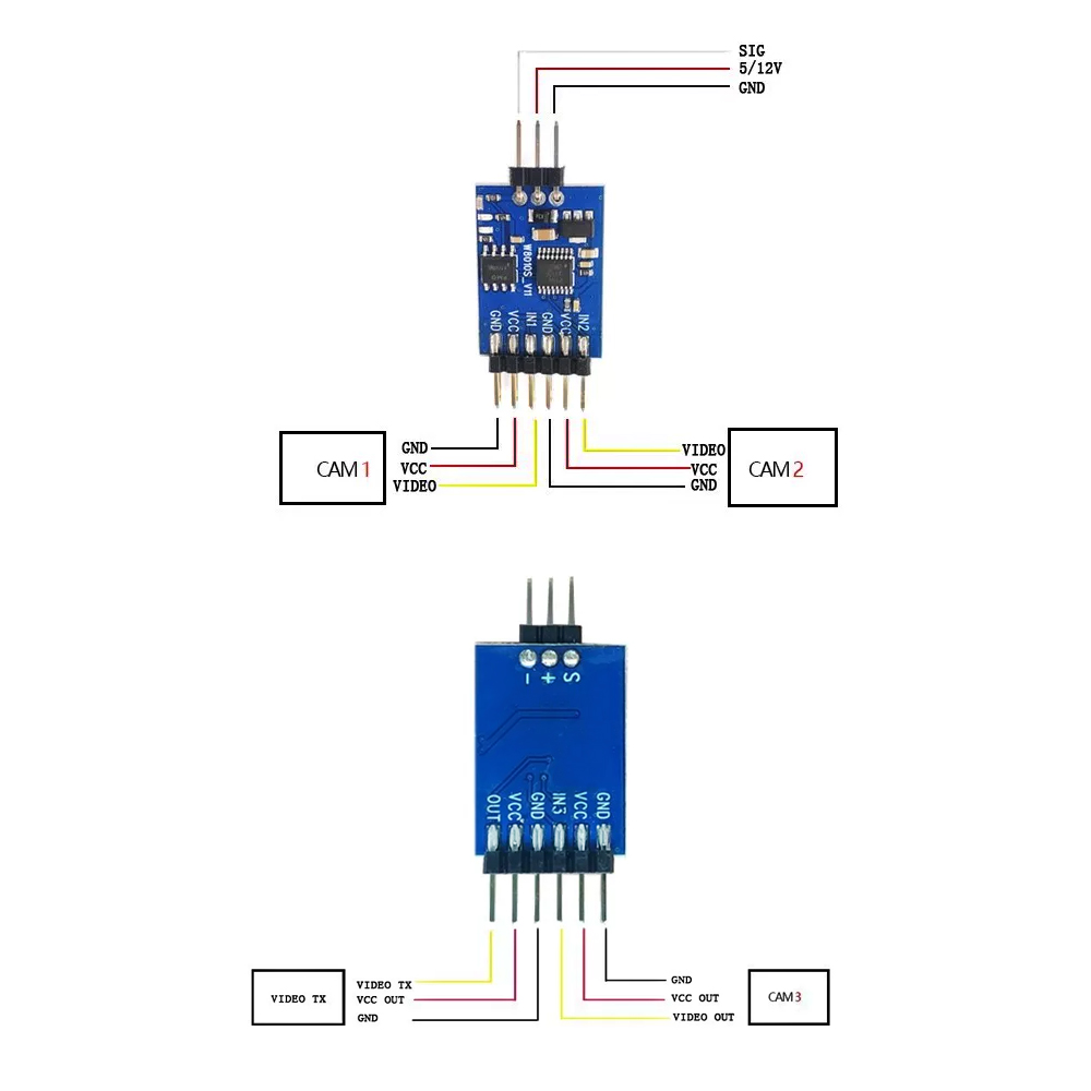 5.8G 3 Channel Video Switcher  - огляд і ціна Drone With Rc 2