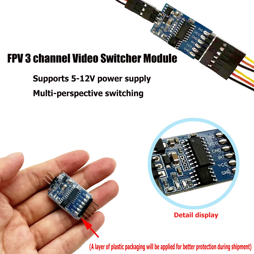 5.8G 3 Channel Video Switcher  - огляд і ціна Drone With Rc 2
