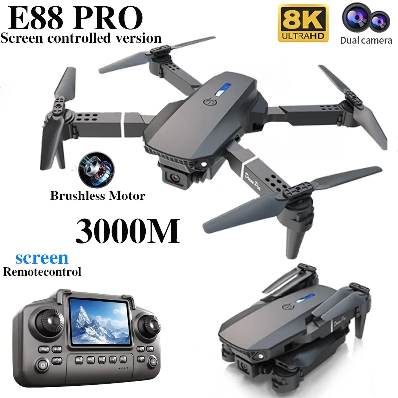 Professional E88 PRO Drone wit - огляд і ціна Drone Rc Helicopter With Camera