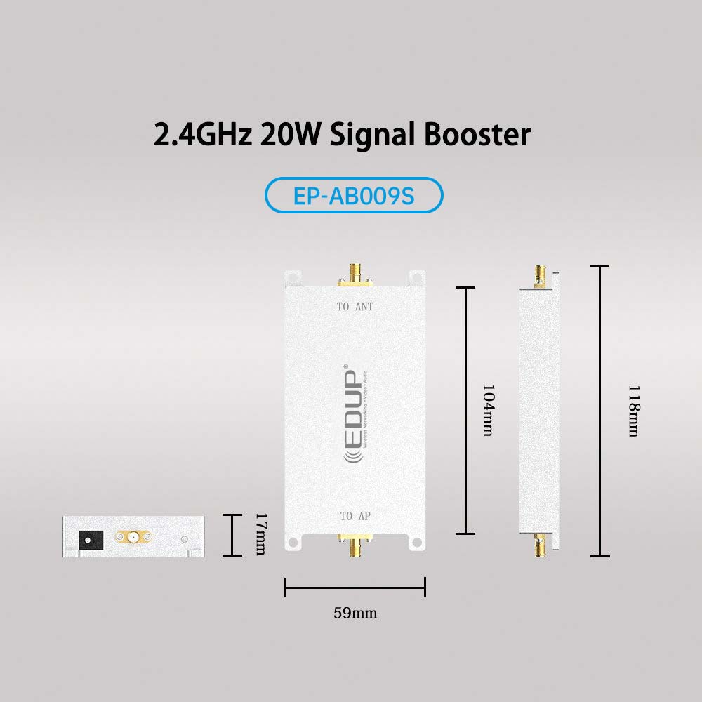 EDUP EP-AB009 2.4GHz 20W WiFi  - огляд і ціна Drone Rc Signal