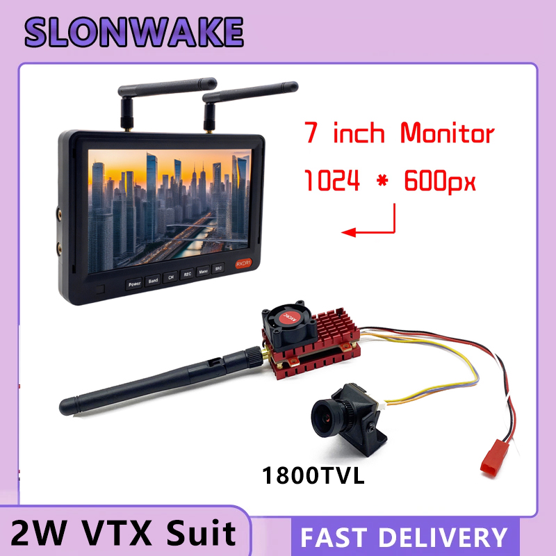 SLONWAKE 5.8G 2W VTX FPV 1800T - огляд і ціна Drone Rc Explorer