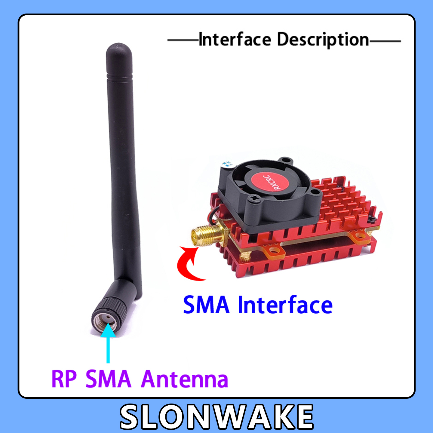 SLONWAKE 5.8G 2W VTX FPV 1800T - огляд і ціна Drone Rc Explorer