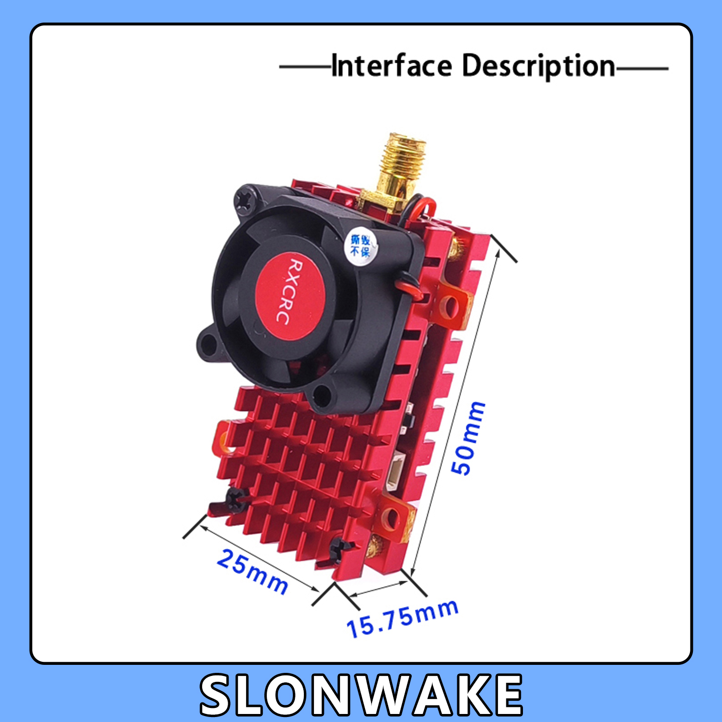 SLONWAKE 5.8G 2W VTX FPV 1800T - огляд і ціна Drone Rc Explorer