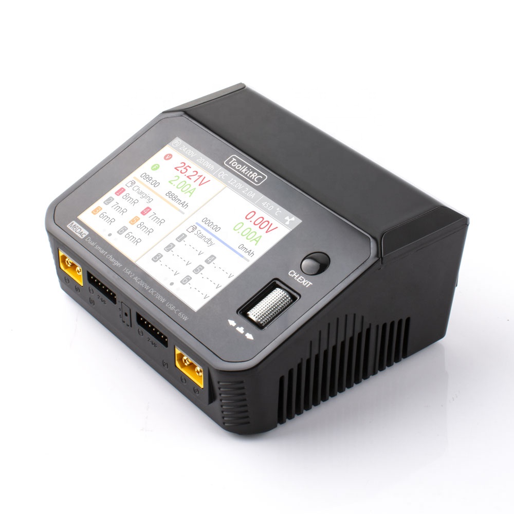 Toolkitrc M6DAC 350W X 2 USB-C - огляд і ціна Lipo Battery Charger