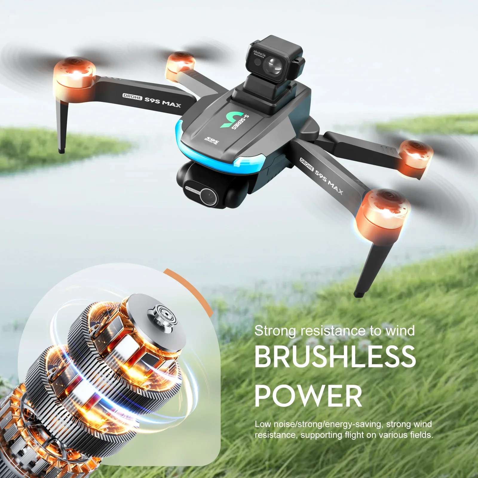 NEW S9S MAX MINI Drone 4K 2-Ax - огляд і ціна Nano Quad Fpv