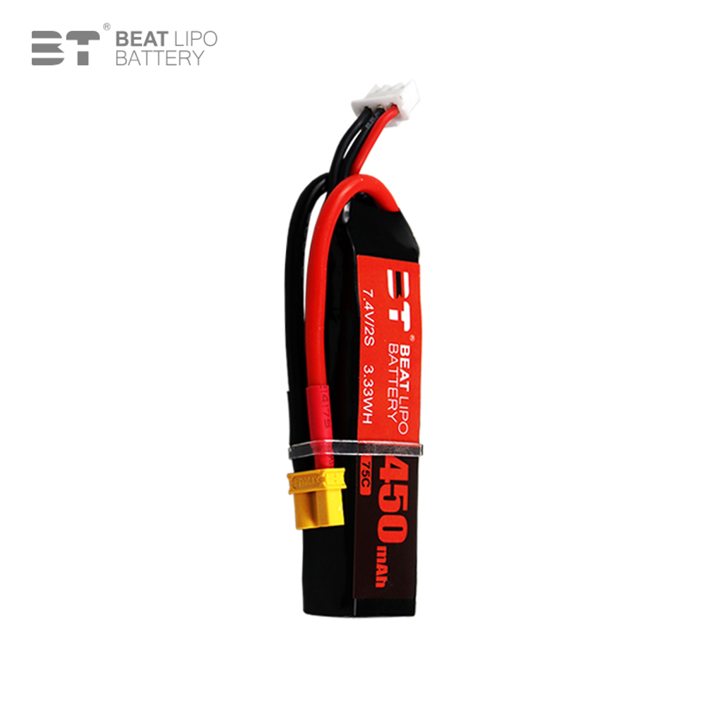BEAT 2S 7.4V 450mAh 75C LiPo B - огляд і ціна Nano Quad Fpv
