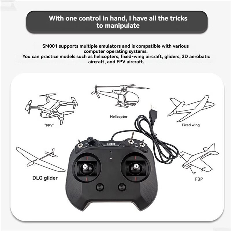 SQPP-FS-SM001 6CH For RC FPV D - огляд і ціна Drone Rc Simulator