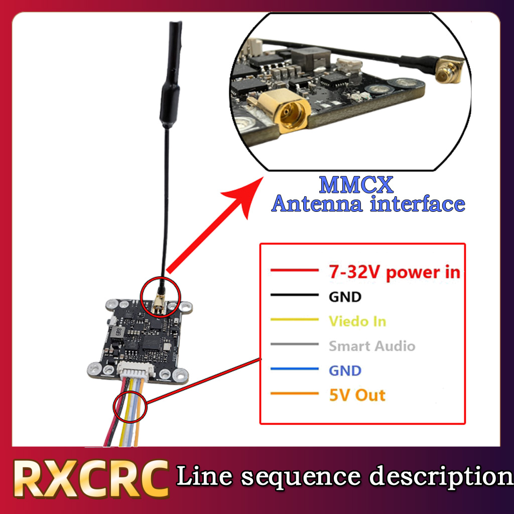 RXCRC 5.8G Module 48CH 1.6W VT - огляд і ціна Rc Airplane Drone