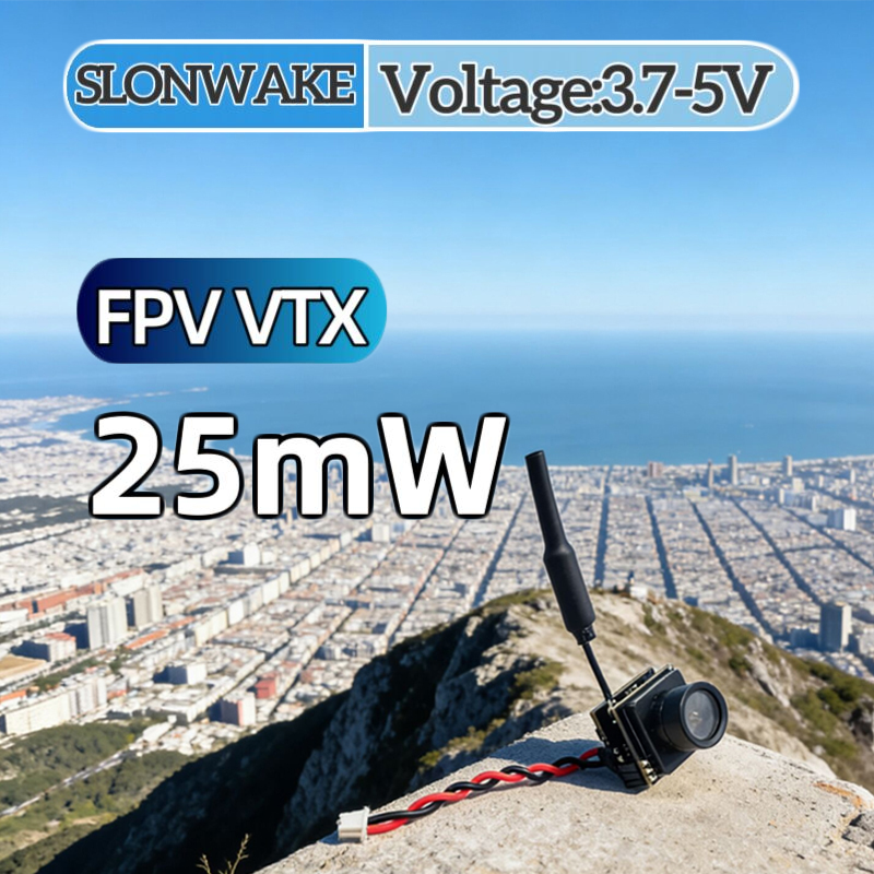 SLONWAKE FPV 25mW power simula - огляд і ціна Rc Airplane Drone