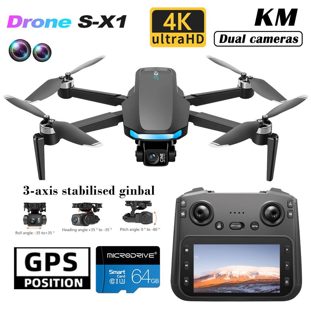 S-X1 New Drone with Screen 3-A - огляд і ціна Drone X1 Rc