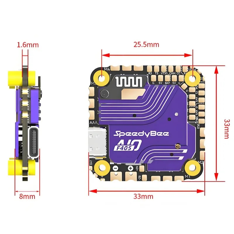 SpeedyBee F405 AIO Flight Cont - огляд і ціна Drone With Rc 2