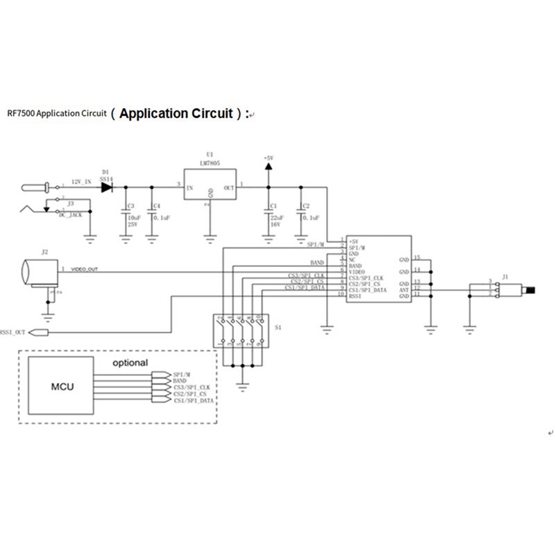 A01K-RF7500 6G-7.5G VRX Receiv - огляд і ціна Drone Rc Signal