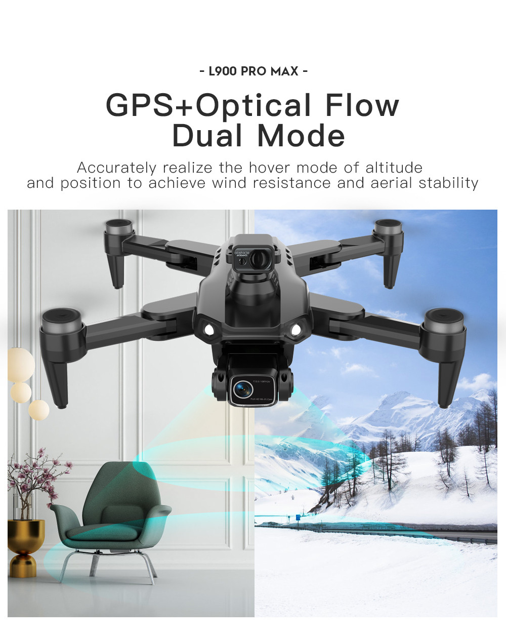 LYZRC L900 PRO MAX Laser obsta - огляд і ціна Lyzrc Drone