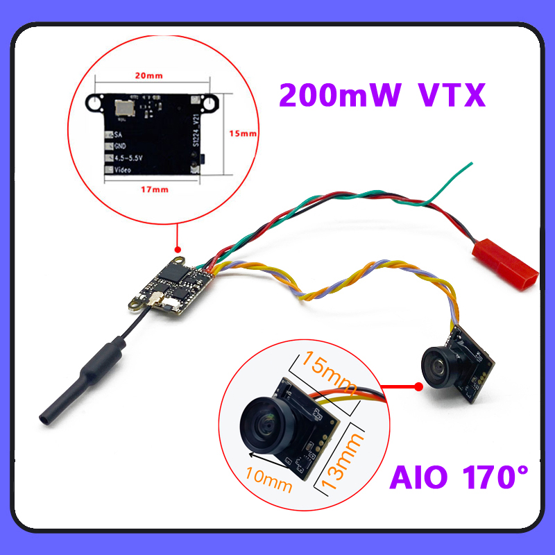 SLONWAKE 5.8G 1200TVL FPV Came - огляд і ціна Rc Airplane Drone