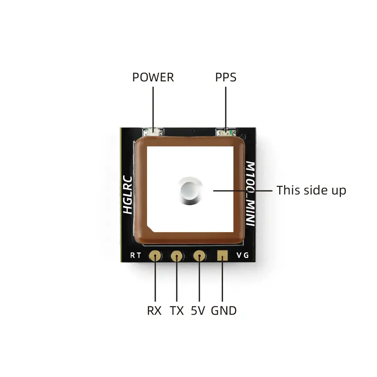 HGLRC M100 MINI GPS Module M10 - огляд і ціна Nano Quad Fpv