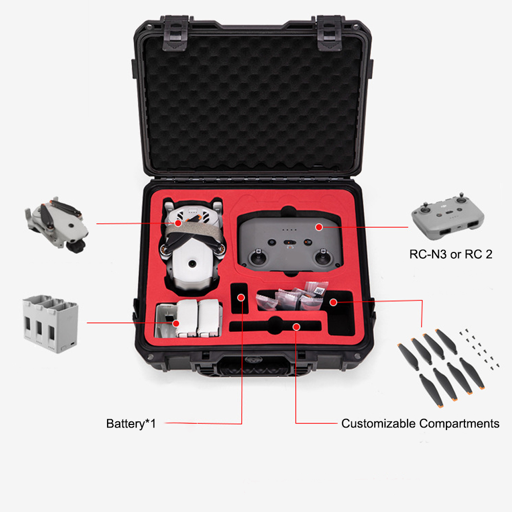 Waterproof Hard Carrying Case  - огляд і ціна Drone X1 Rc