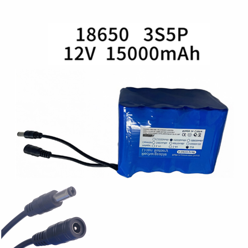 Fishing Battery 12v 3S5P 15Ah  - огляд і ціна Lipo Battery Charger