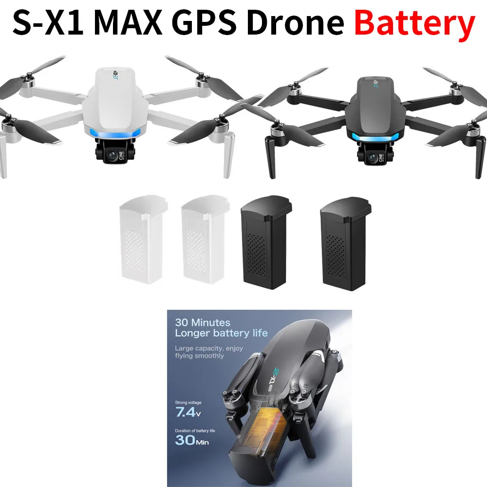 S-X1 MAX GPS Drone Battery 7.4 - огляд і ціна Lyzrc Drone